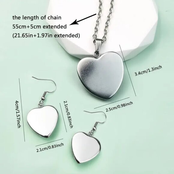 Cardinal Necklace and Drop Earring Set - Picture 5 of 5